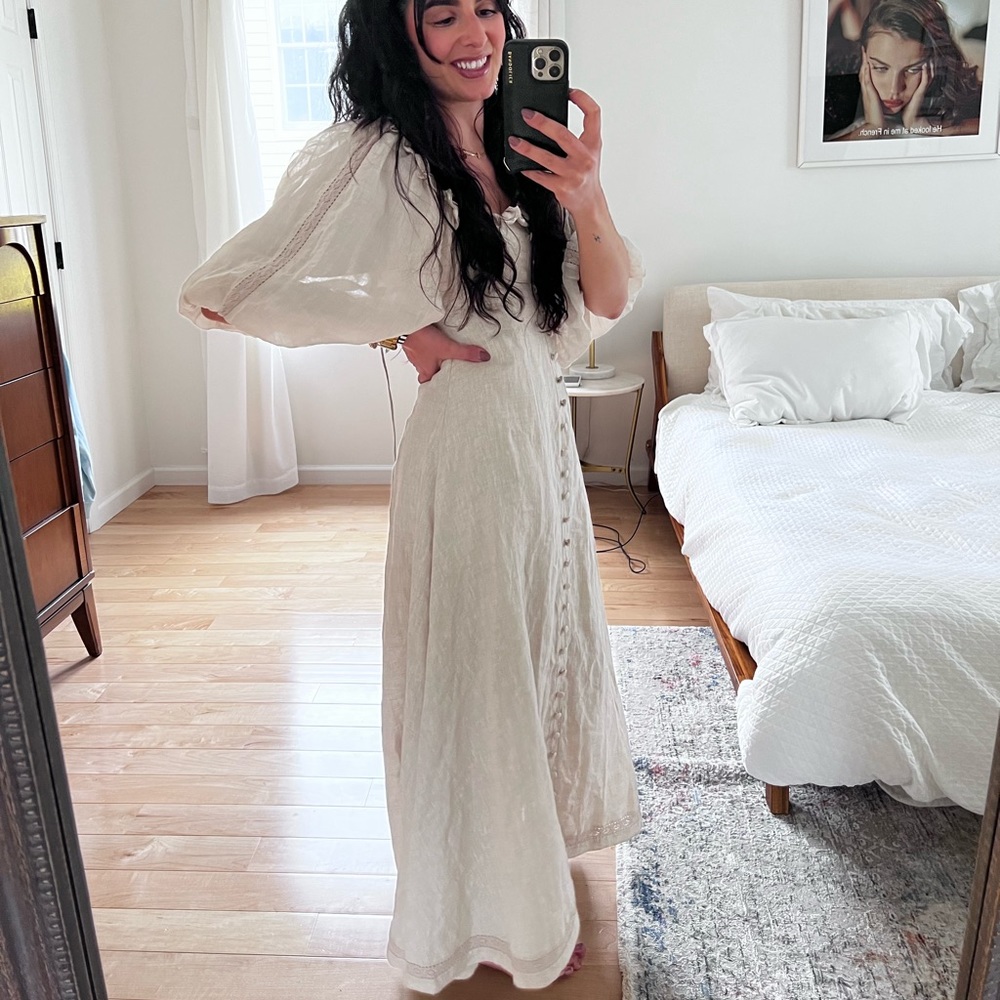 JOSLIN for Anthropologie BNWT size 6 linen dress